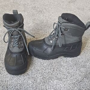 Mens Northside Black and Gray Winter Boots